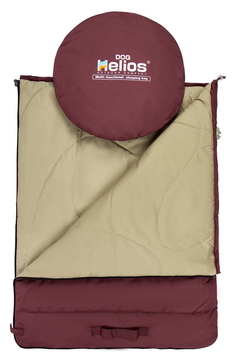 PET LIFE Dog Helios <sup>®</sup> Switch-Back 2-in-1 Convertible Travel Dog Mat and Rounded Camping Bed, Alternate, color, 