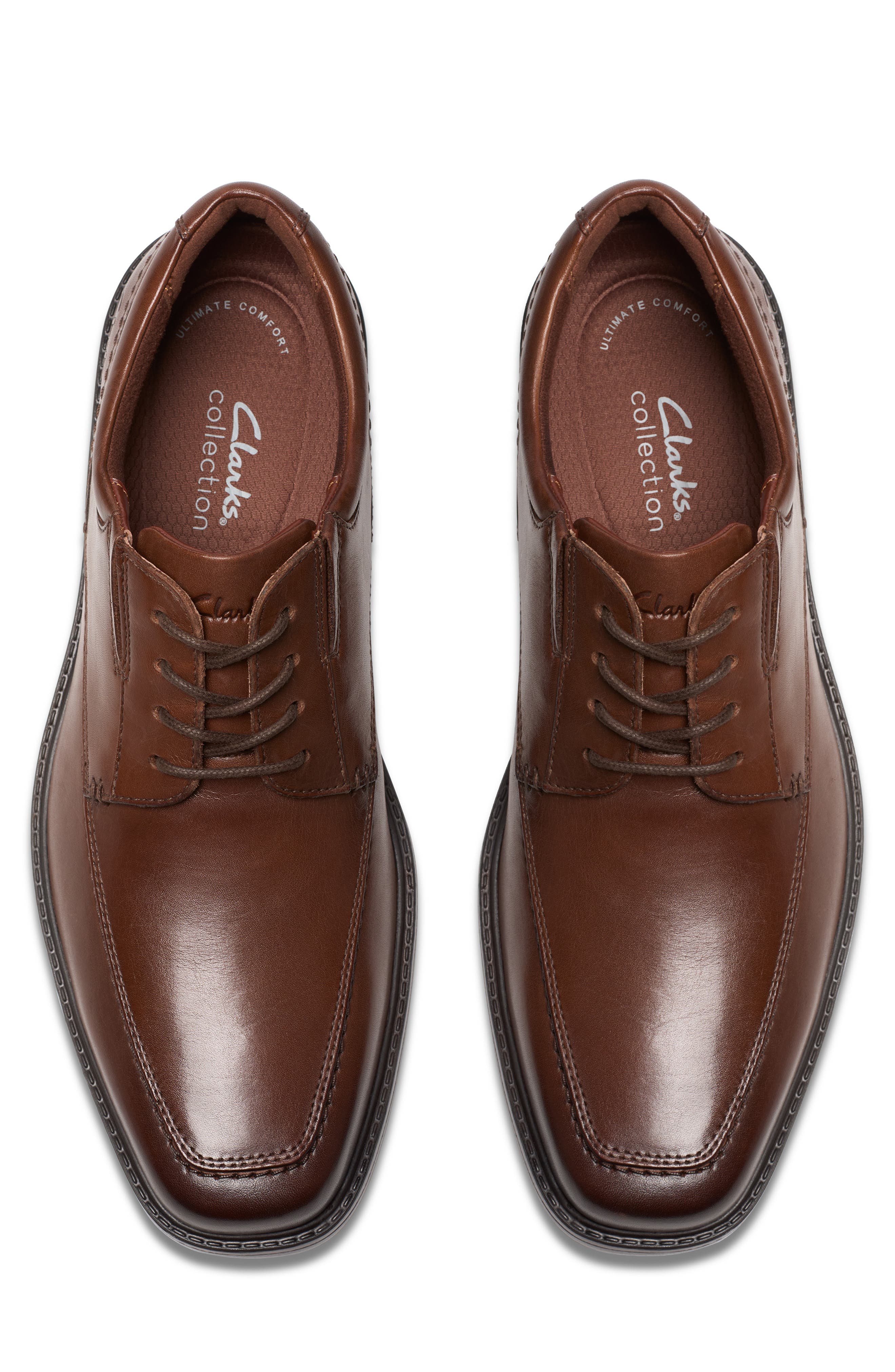 Dresslite Apron Toe Derby, Alternate, color, MAHOGANY LEATHER