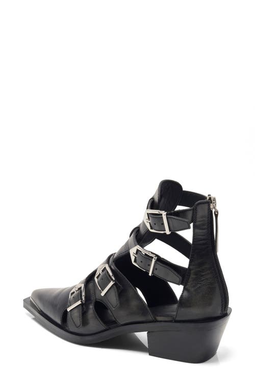Free People Helen Buckle Strap Bootie In Black