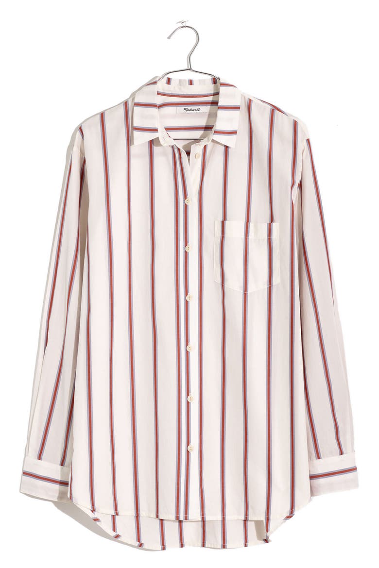 Odessa Stripe Oversize Ex-Boyfriend Shirt, Alternate, color, ANGELES STRIPES LIGHTHOUSE