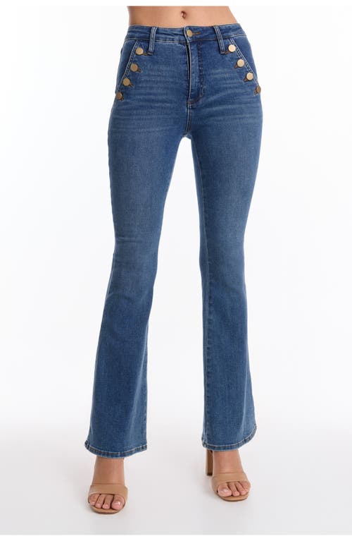 The Noli Shop Allegra Bootcut Jean In Blue