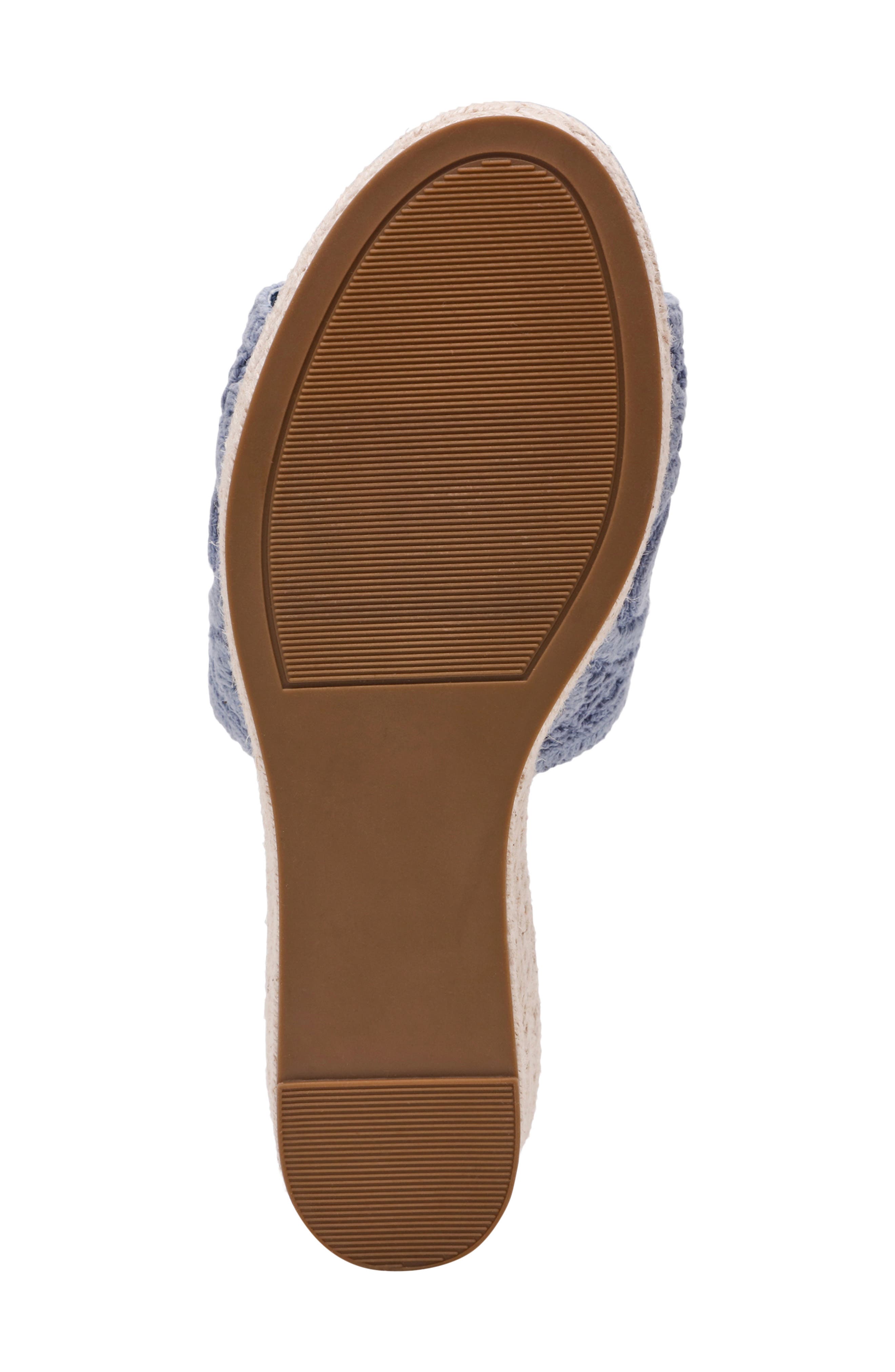 Effy Espadrille Slide Sandal, Alternate, color, BLUE CROCHET