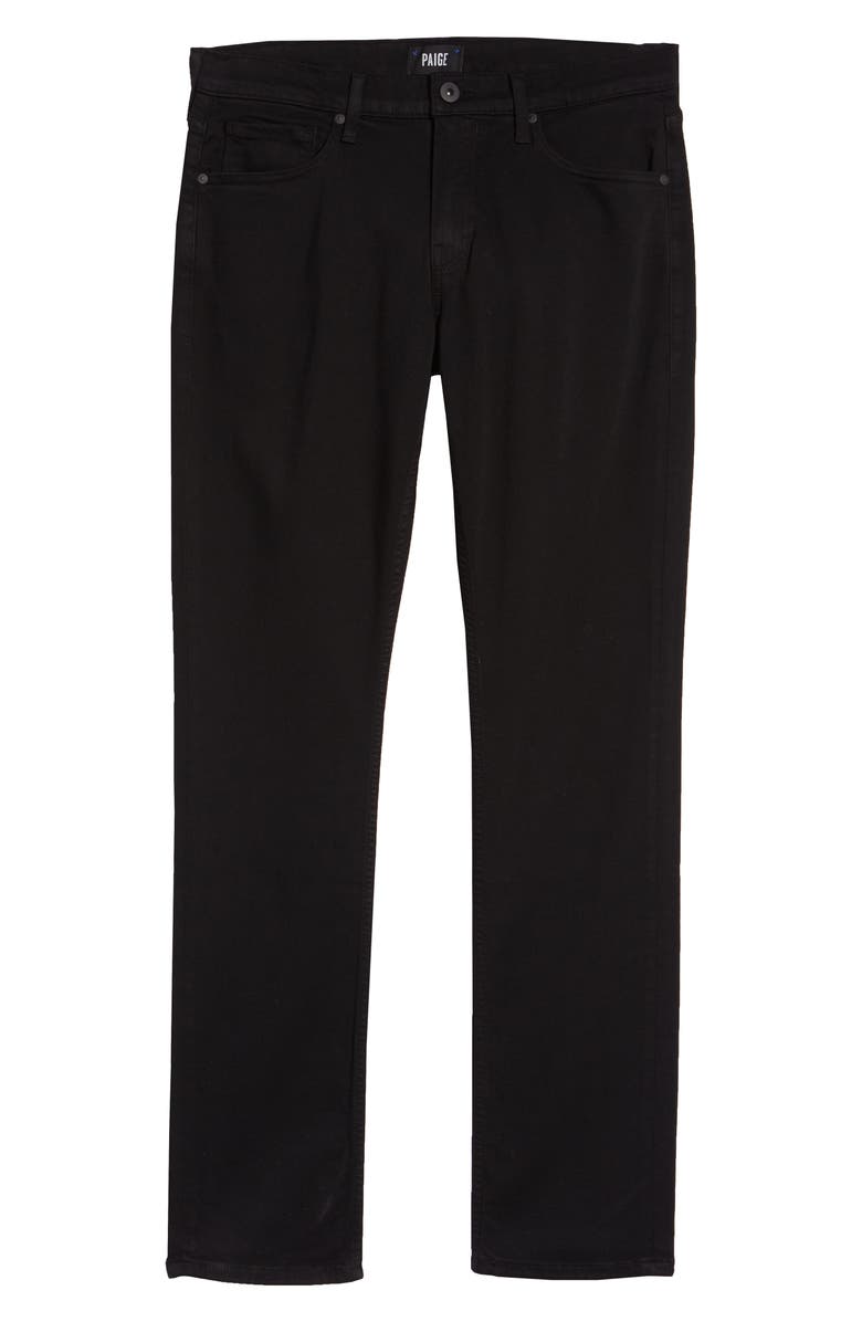 PAIGE Federal Slim Straight Leg Jeans, Alternate, color, Black Shadow