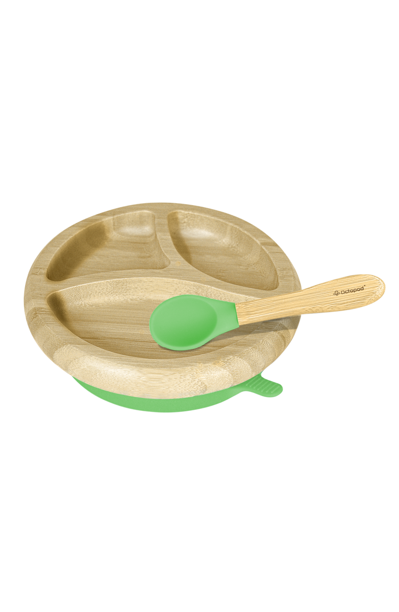 Abiie Octopod<sup>®</sup> Baby Suction Plate, Alternate, color, Green