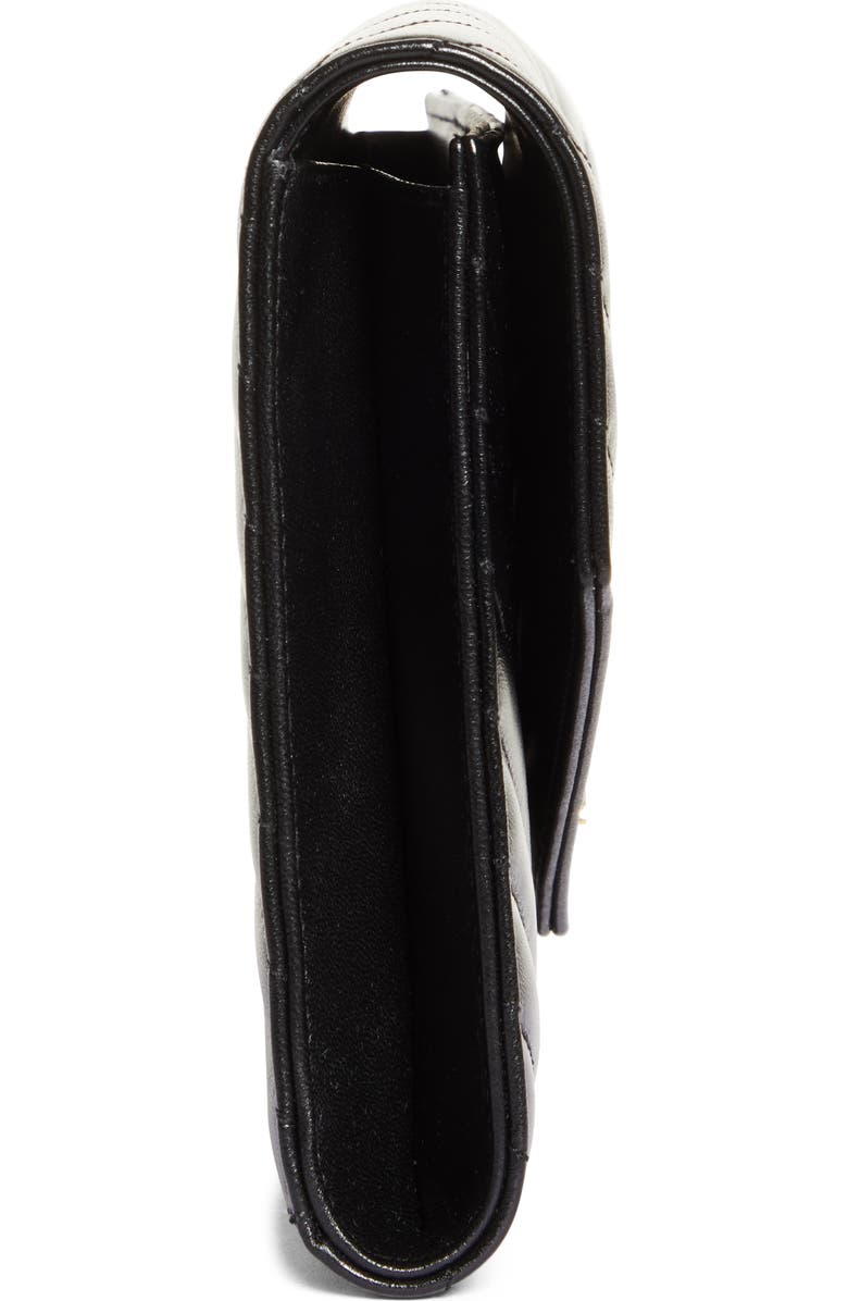 Saint Laurent Cassandre Matelassé Leather Flap Pouch, Alternate, color,