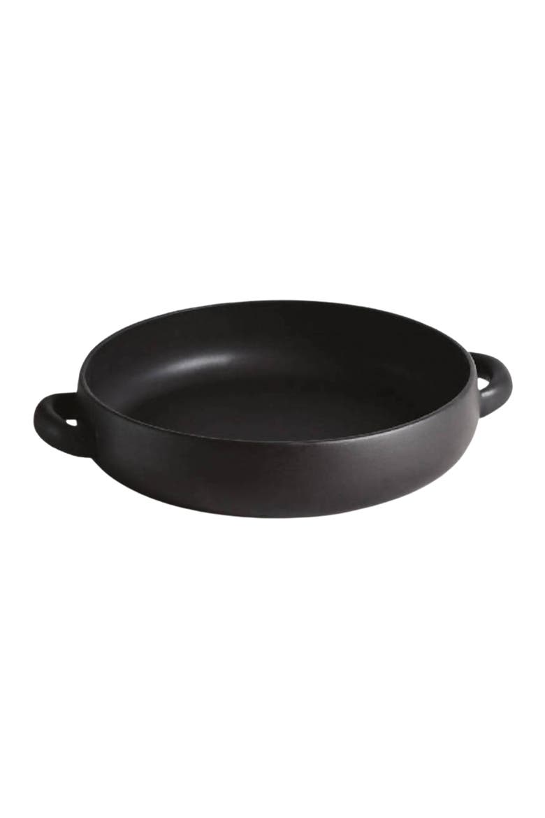 Large Serving Plate With Handles, Main, color, Black