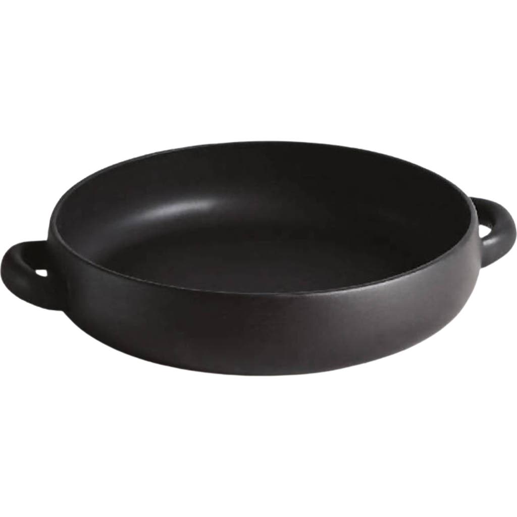Gharyan Stoneware Large Serving Plate With Handles in Black at Nordstrom