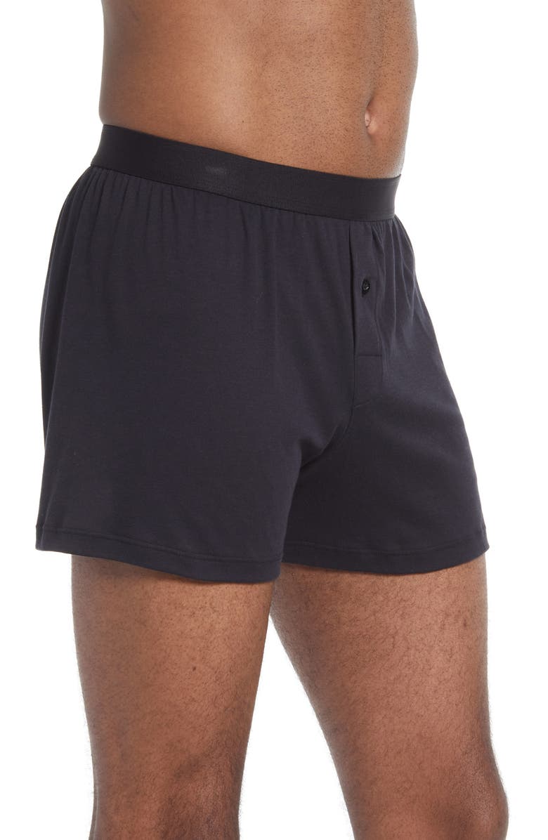 Sunspel Sea Island Cotton One-Button Boxers, Alternate, color, 