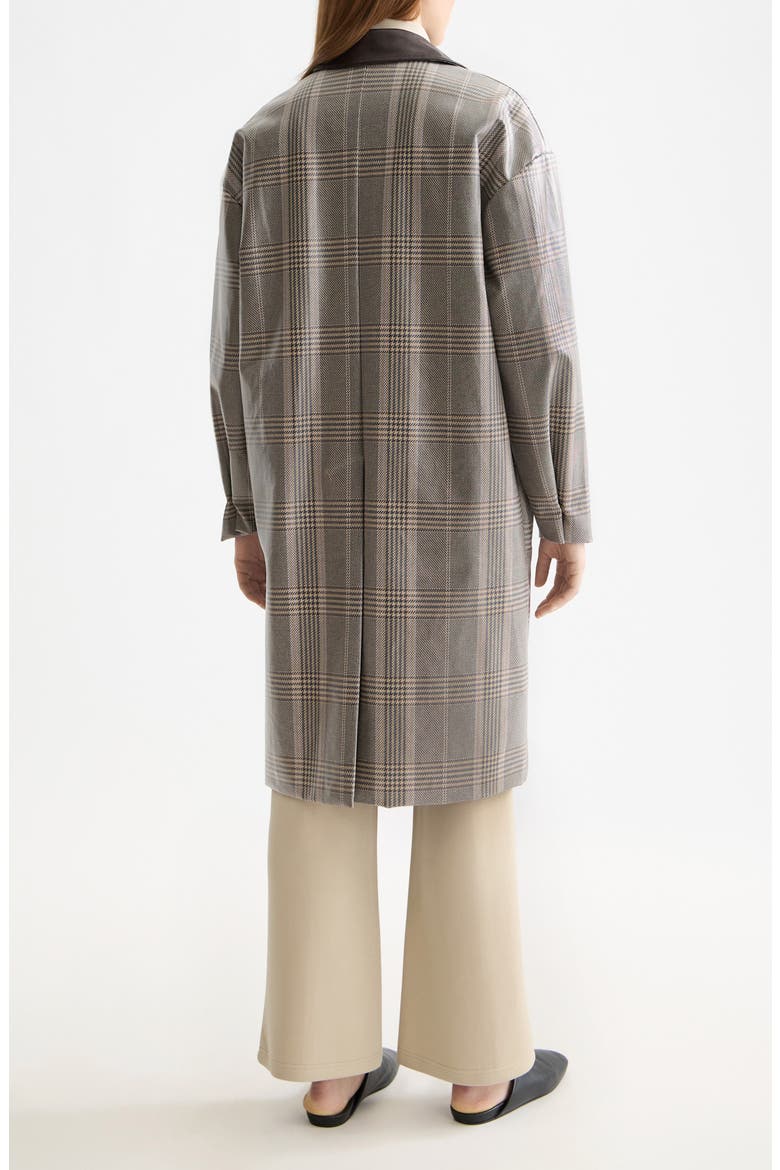 Coated Raincoat, Alternate, color, PLAZA TAUPE CHECK