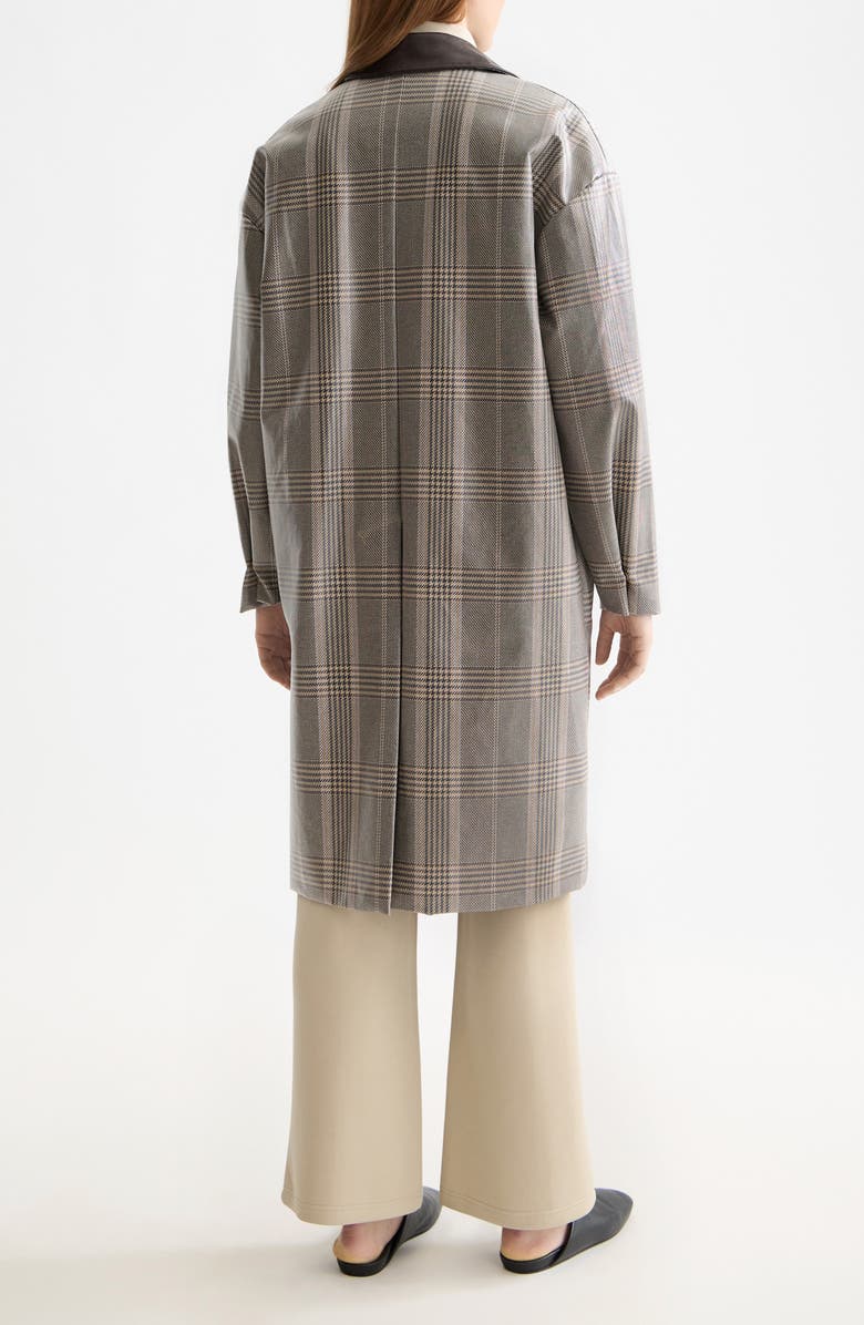 Scotch & Soda Coated Raincoat, Alternate, color, Plaza Taupe Check