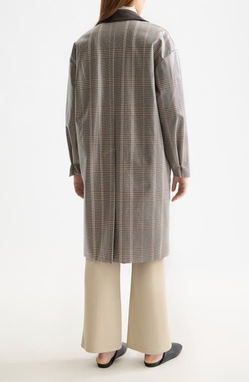 Scotch & Soda Coated Raincoat In Gray