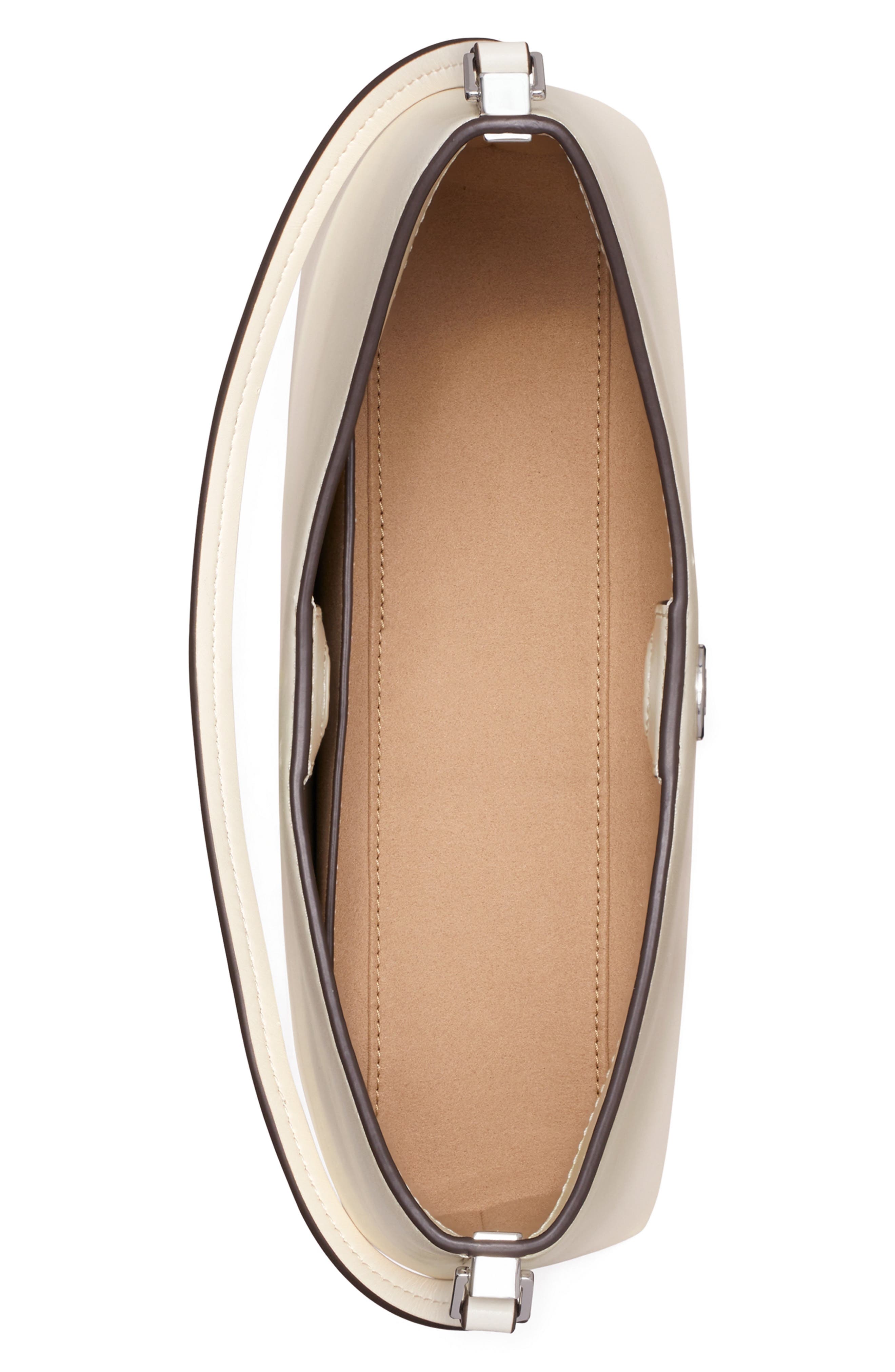 Small Robinson Leather Shoulder Bag, Alternate, color, LIGHT CREAM