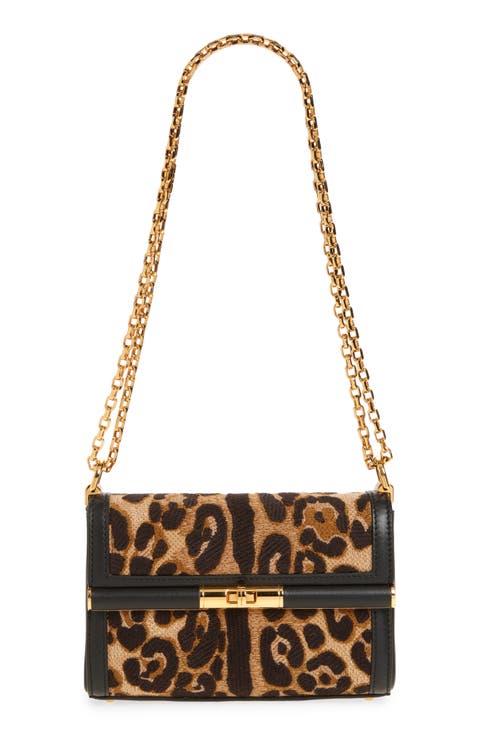 Mini Marlene City Leopard Print Shoulder Bag