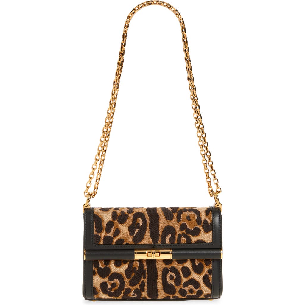 Dolce & Gabbana Dolce&gabbana Mini Marlene City Leopard Print Shoulder Bag