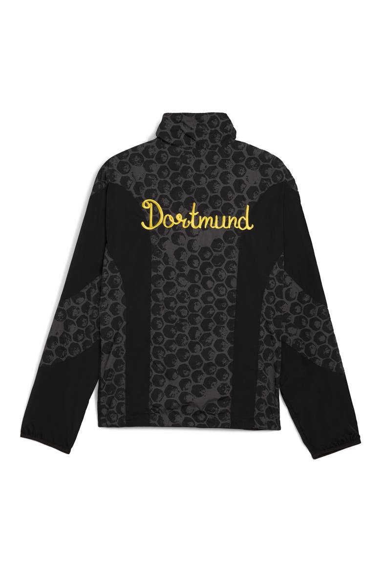x KidSuper BVB Reversible Nylon Jacket, Alternate, color, PUMA BLACK-FASTER YELLOW