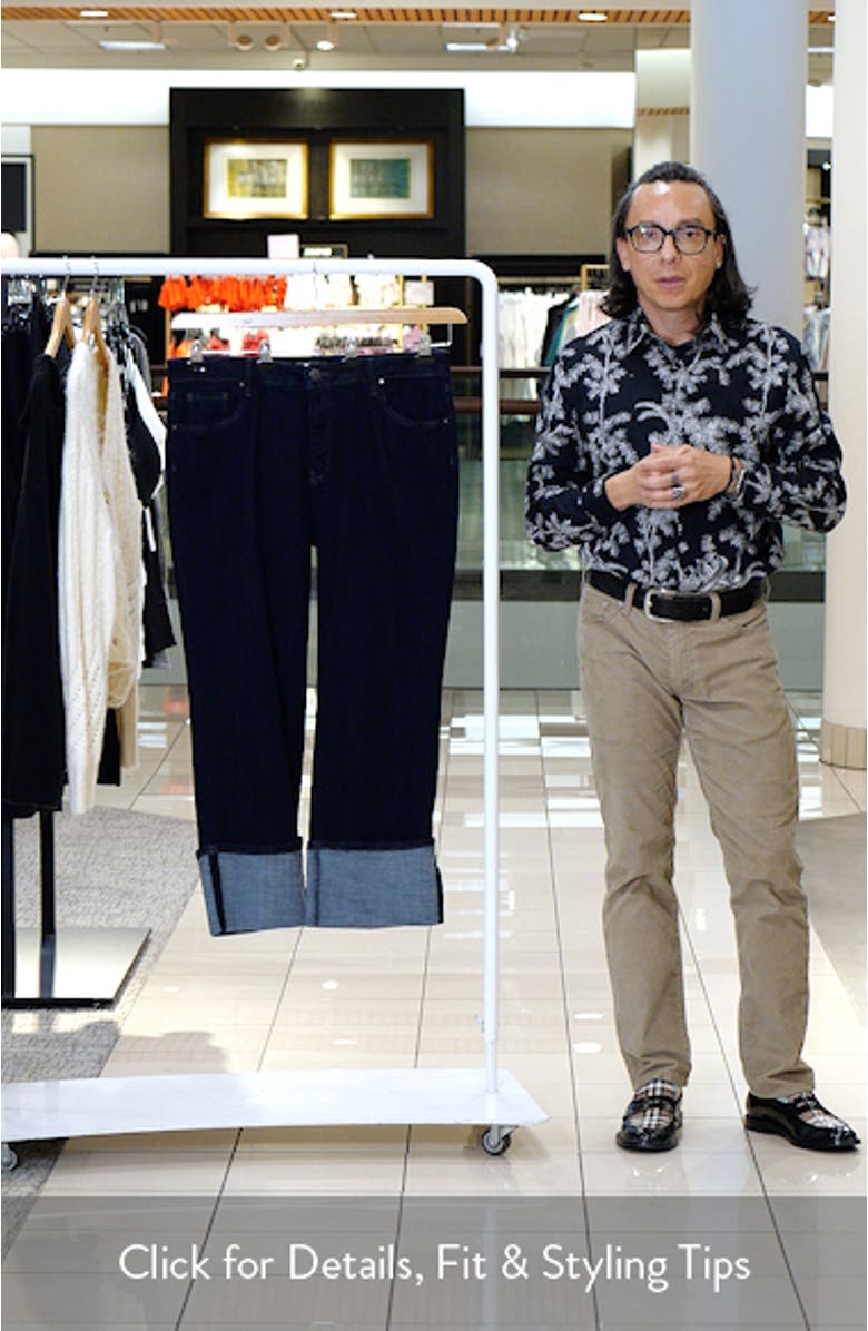 Fab Ab Cuffed High Waist Wide Leg Jeans, sales video thumbnail