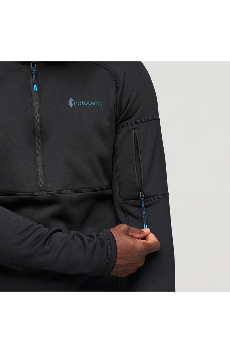 Cotopaxi Tempa Fleece Half-Zip Pullover - Men's, Alternate, color, Cotopaxi Black