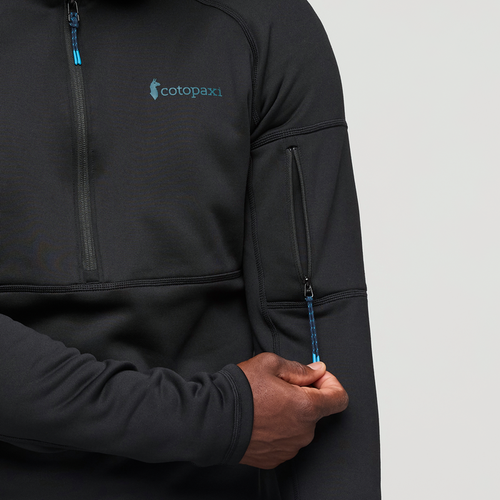 Cotopaxi Tempa Fleece Half-zip Pullover In Black