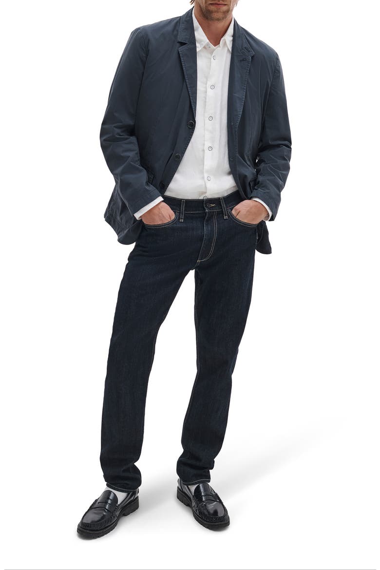 Vincent Paper Cotton Blend Blazer, Alternate, color, NAVY