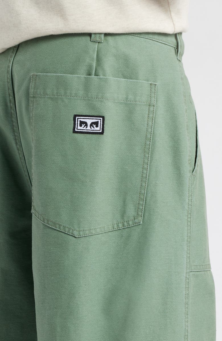 Obey Bigwig Baggy Utility Pants, Alternate, color, Laurel Wreath Faded Wash