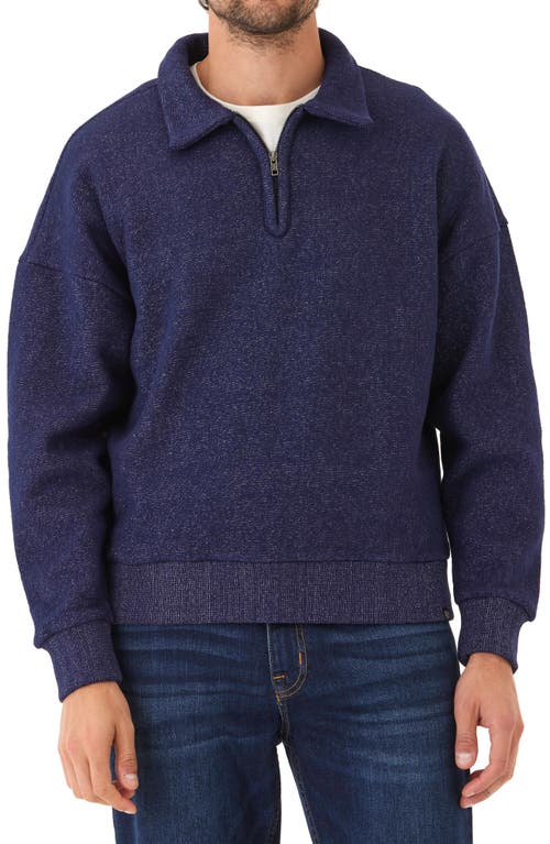 Threads 4 Thought Gabe Oversize Fleece Quarter Zip Pullover In Stargazer