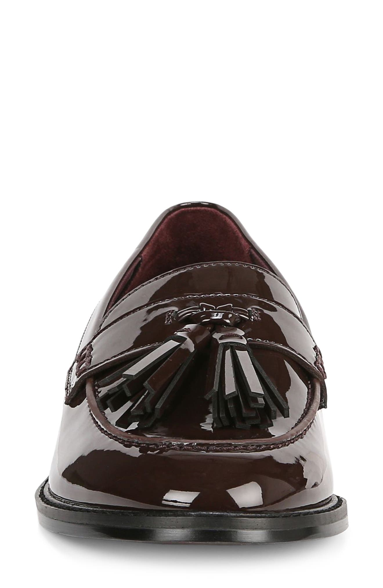 Carolyn Low Tassel Loafer, Alternate, color, BROWN