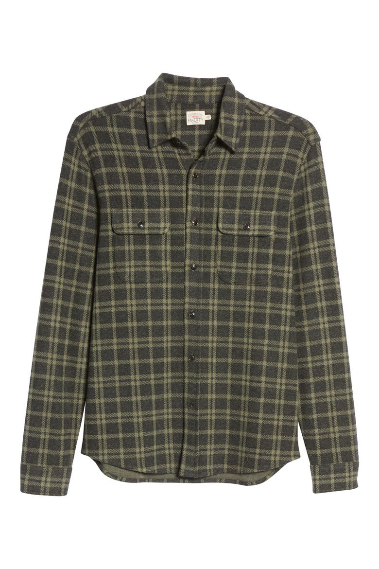 Legend Plaid Knit Shirt, Alternate, color, DELEVAN PLAID