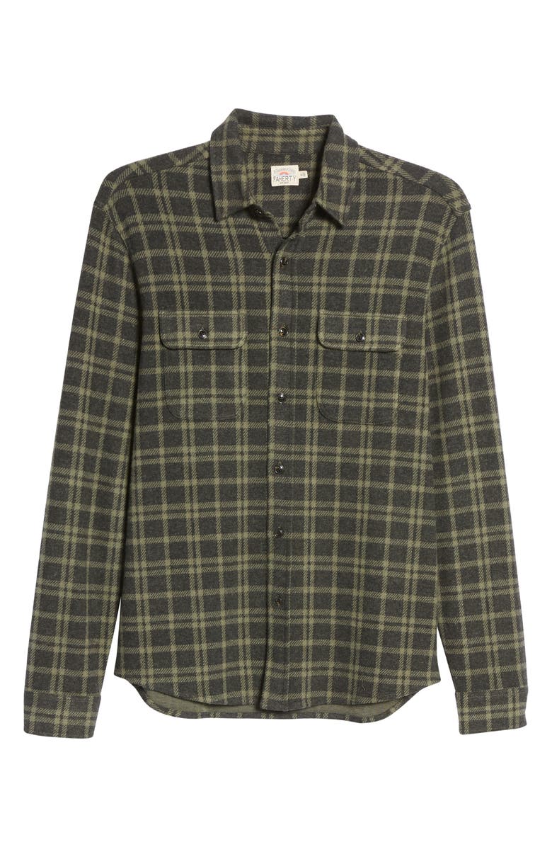 Faherty Legend Plaid Knit Shirt, Alternate, color, 
