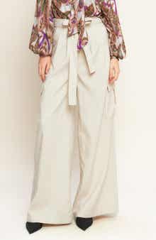 FLYING TOMATO Wide Leg Woven Cargo Pants