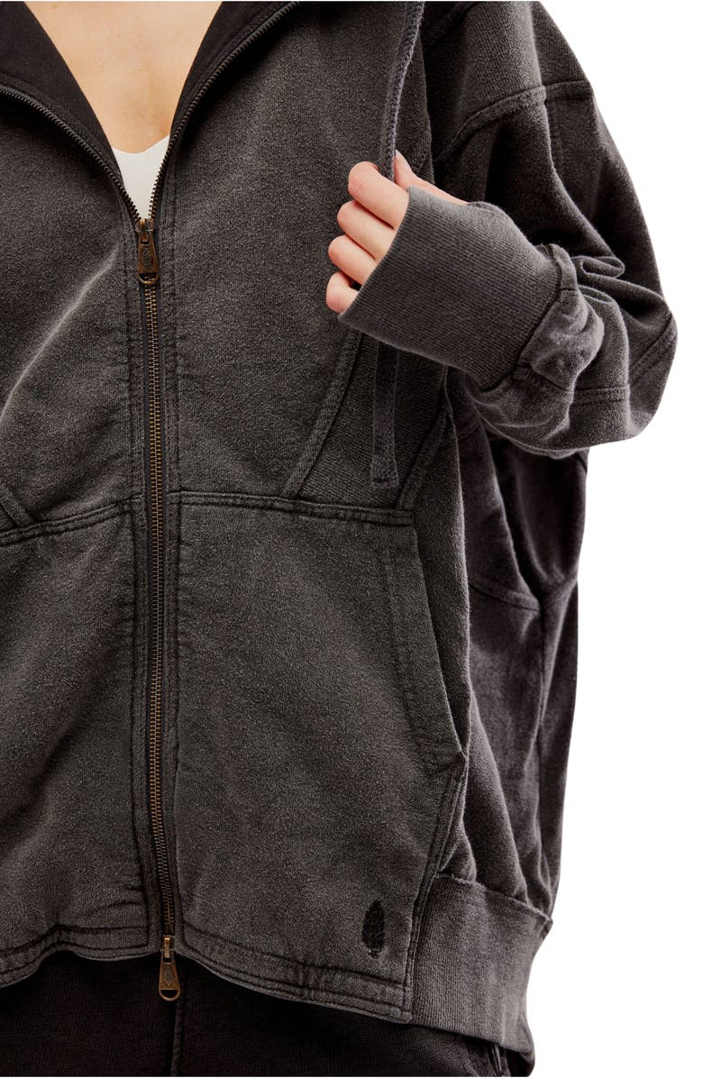 Free People All Your Love Oversize French Terry Patchwork Hoodie, Alternate, color, 