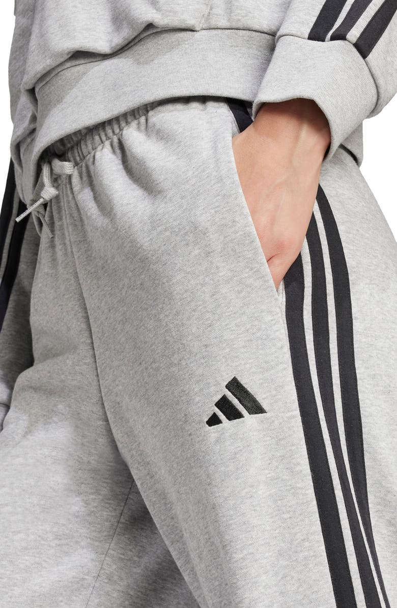 adidas 3-Stripes French Terry Sweatpants, Alternate, color,