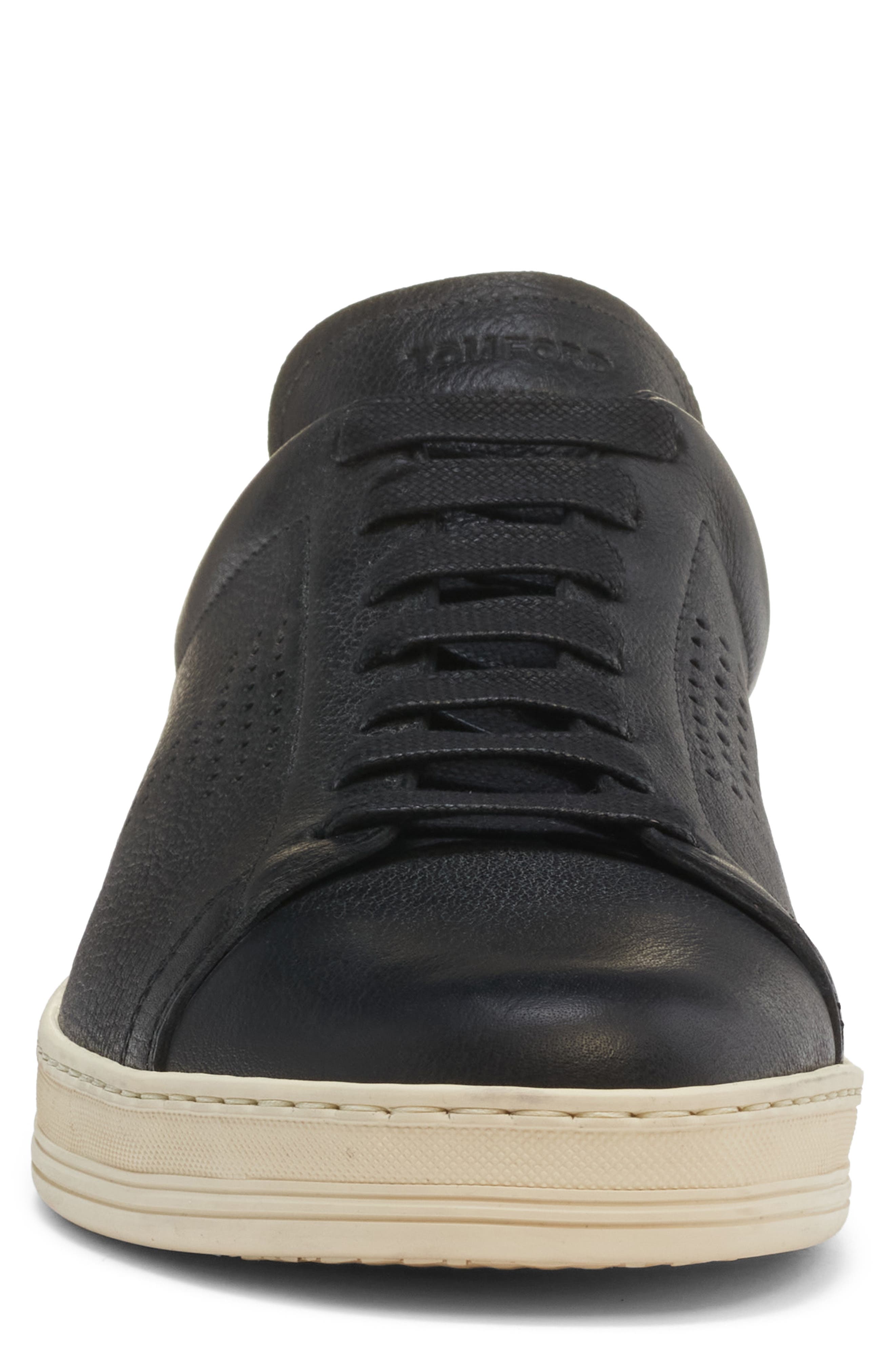 TOM FORD Warwick Sneaker, Alternate, color, 3Nw02 Black/ Cream