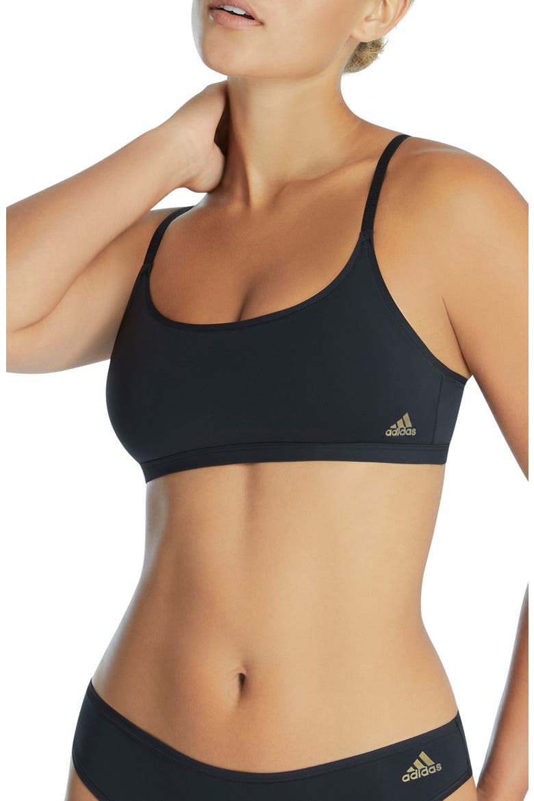 Scoop Bralette, Alternate, color, BLACK