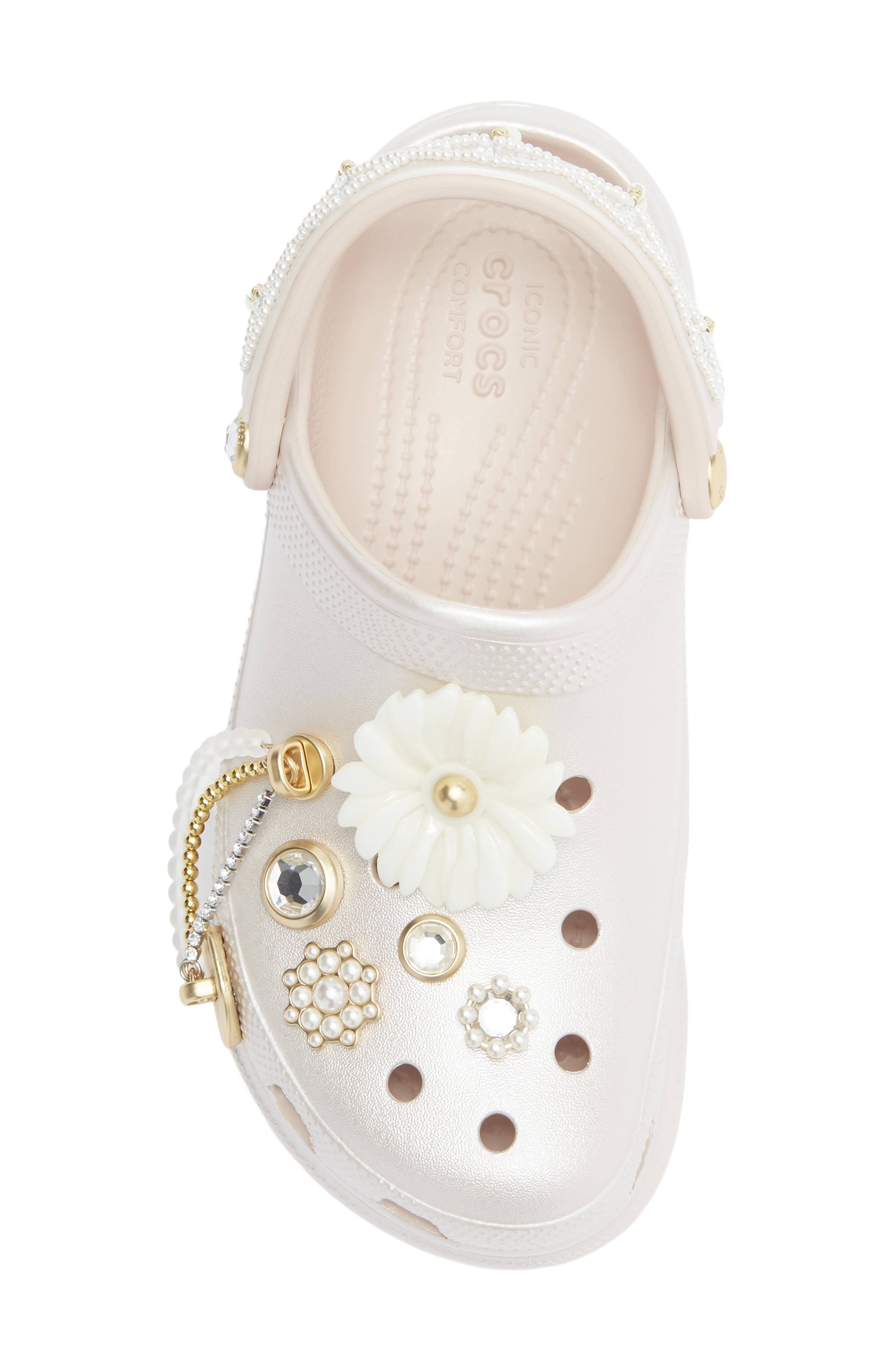 CROCS Bae Jewel Bedazzled Clog, Alternate, color, Quartz