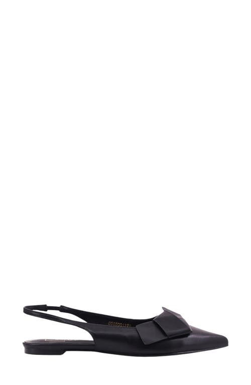 Shushop Audrey Pointed Toe Slingback Flat