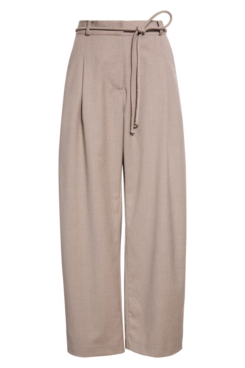 Tailored Barrel Pants, Alternate, color, LIGHT TAUPE
