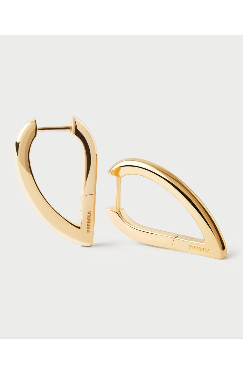 PDPAOLA Vento Mini Hoops, Main, color, Gold