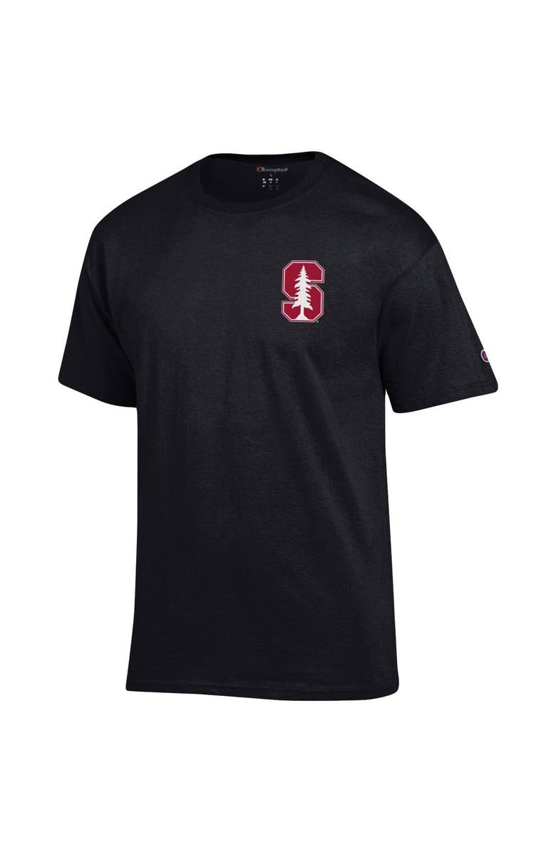 Champion Men's Champion Black Stanford Cardinal Stack 2-Hit T-Shirt, Alternate, color, Black