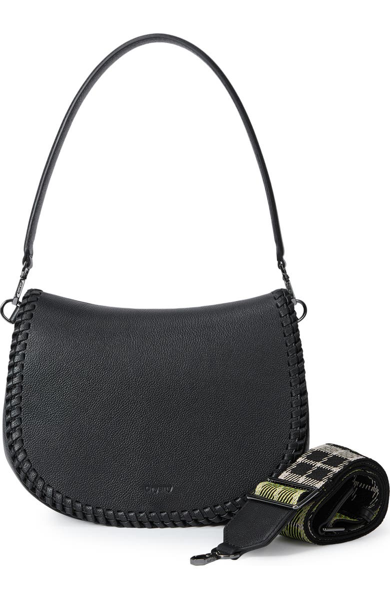 Oryany Bentley Leather Saddle Bag, Alternate, color,