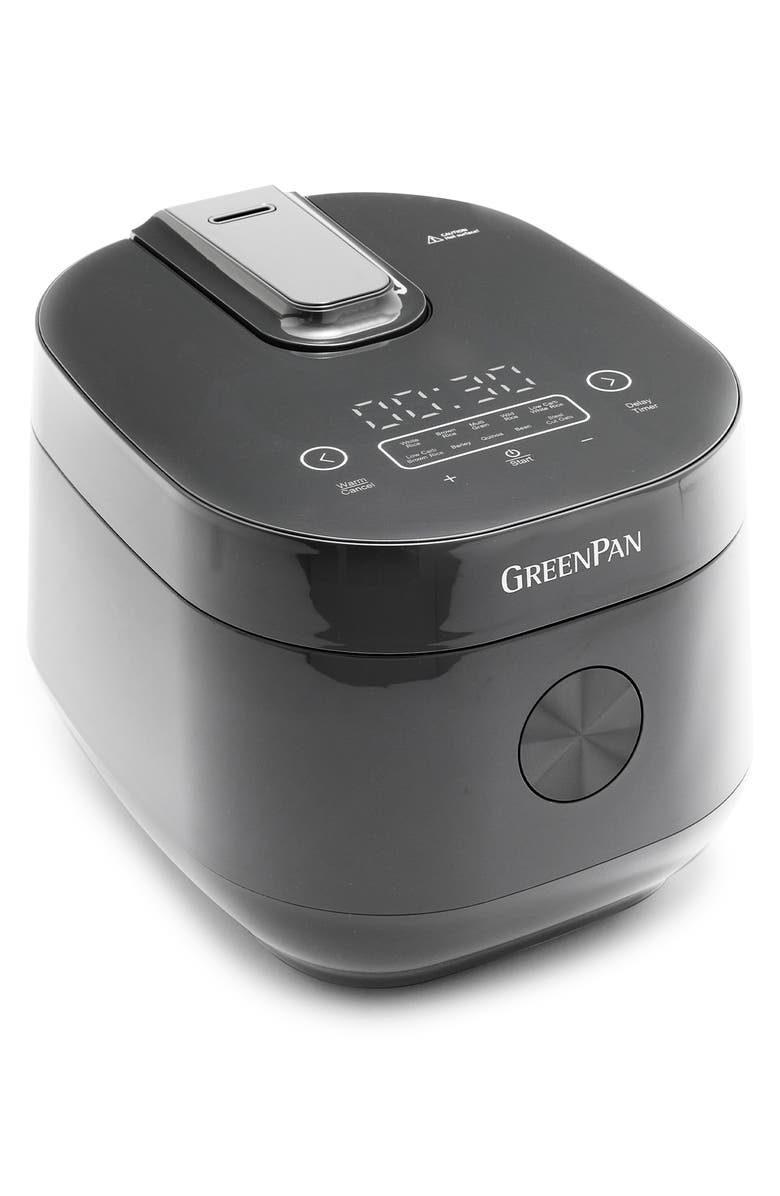 GreenPan Bistro Carb Reducing Rice Cooker, Main, color, Graphite