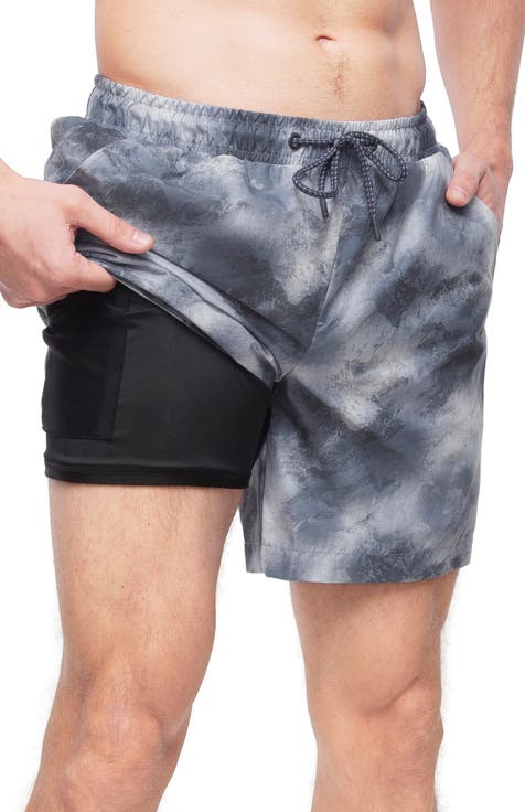 Men's 7" Compression Liner Swim Trunks UPF 50+