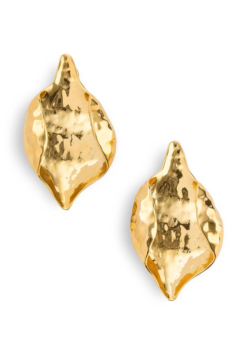 Noa Earrings, Main, color, 16K GOLD PLATED