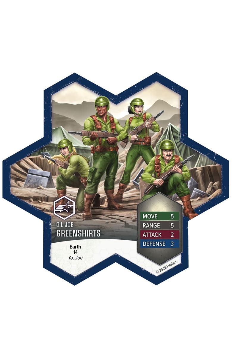 Renegade Game Studios GI JOE Heroscape, Greenshirts & Battle Copter Expansion, Alternate, color, 