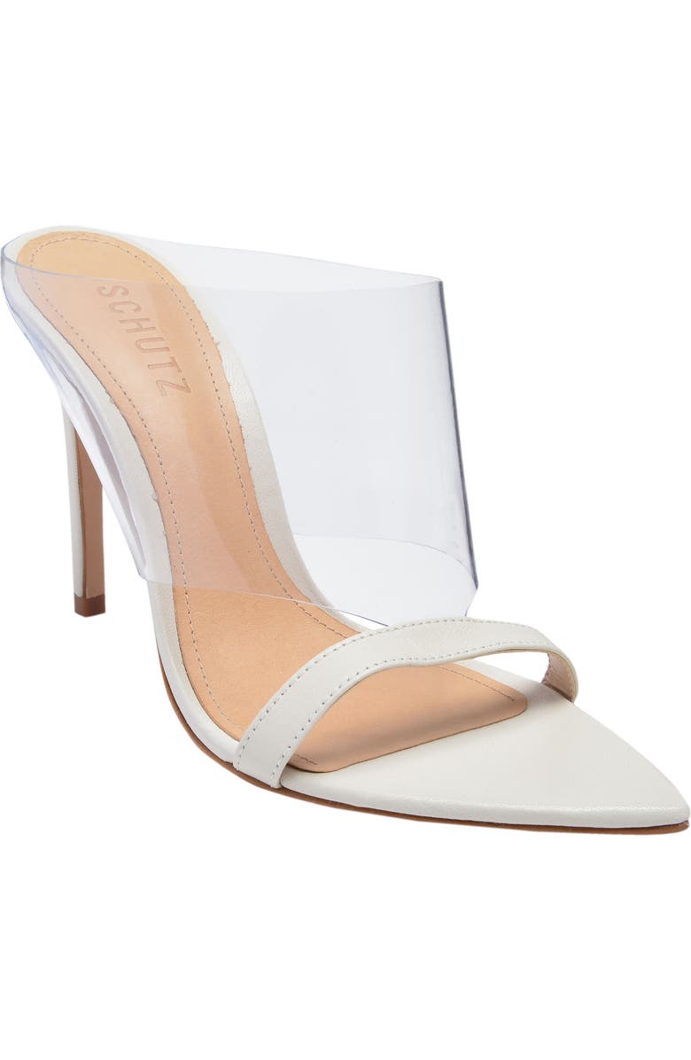 Schutz x Adriana Lima Naked Mule, Main, color,