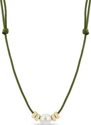 Zoë Chicco Baroque Cultured Pearl Paracord Necklace