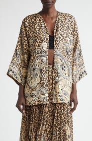 Etro Kesa Print Silk Jacket
