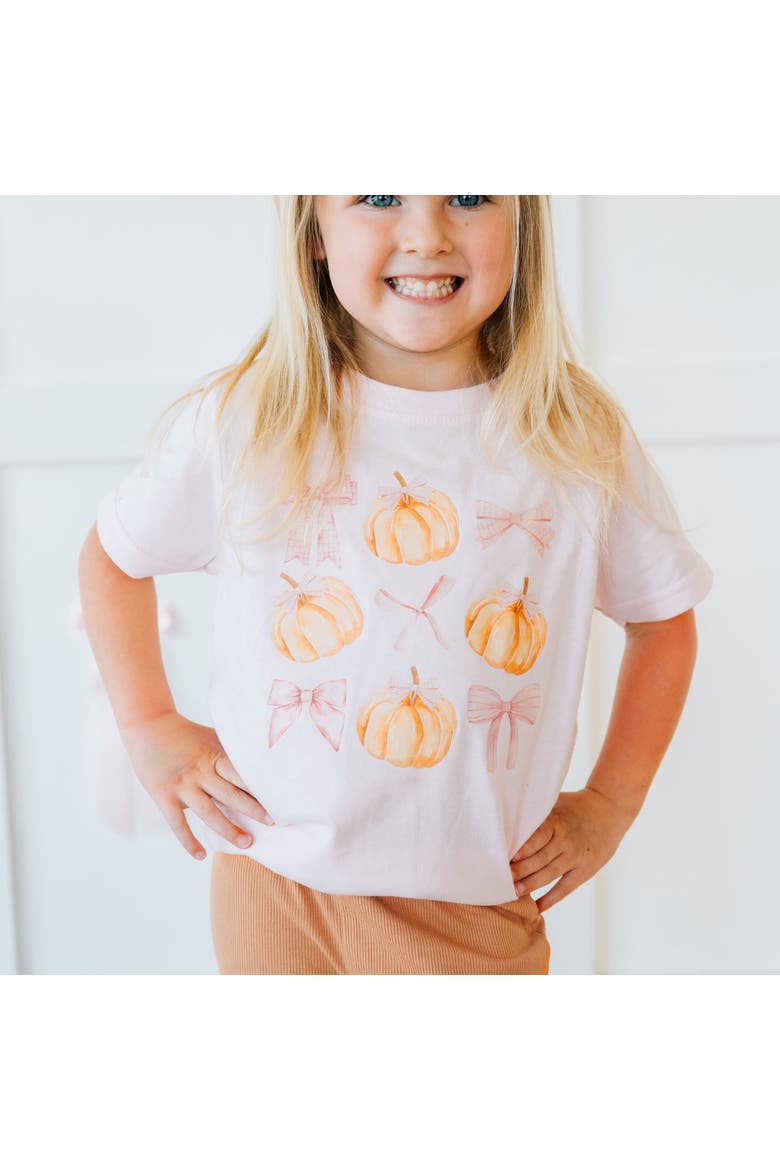 Pumpkin Short Sleeve T-Shirt, Alternate, color, Ballet Pink