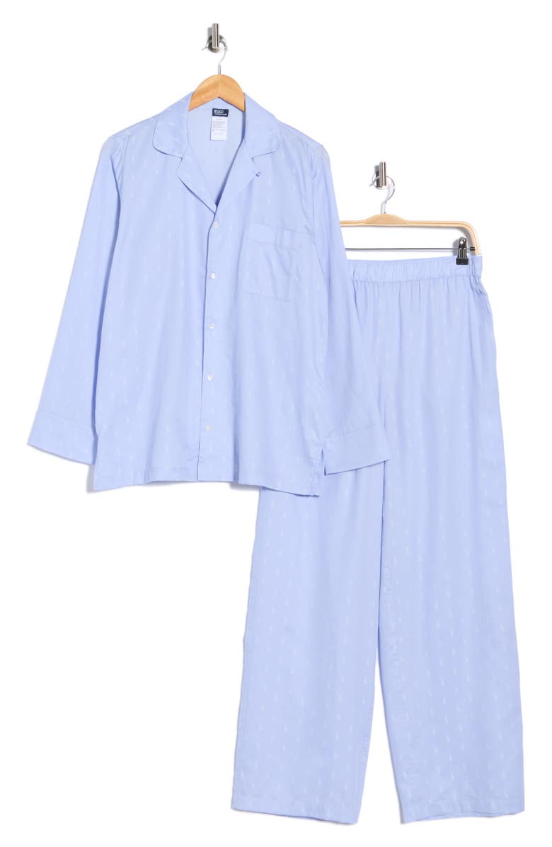 Polo Ralph Lauren Cotton Blend Pajamas, Alternate, color, Blue