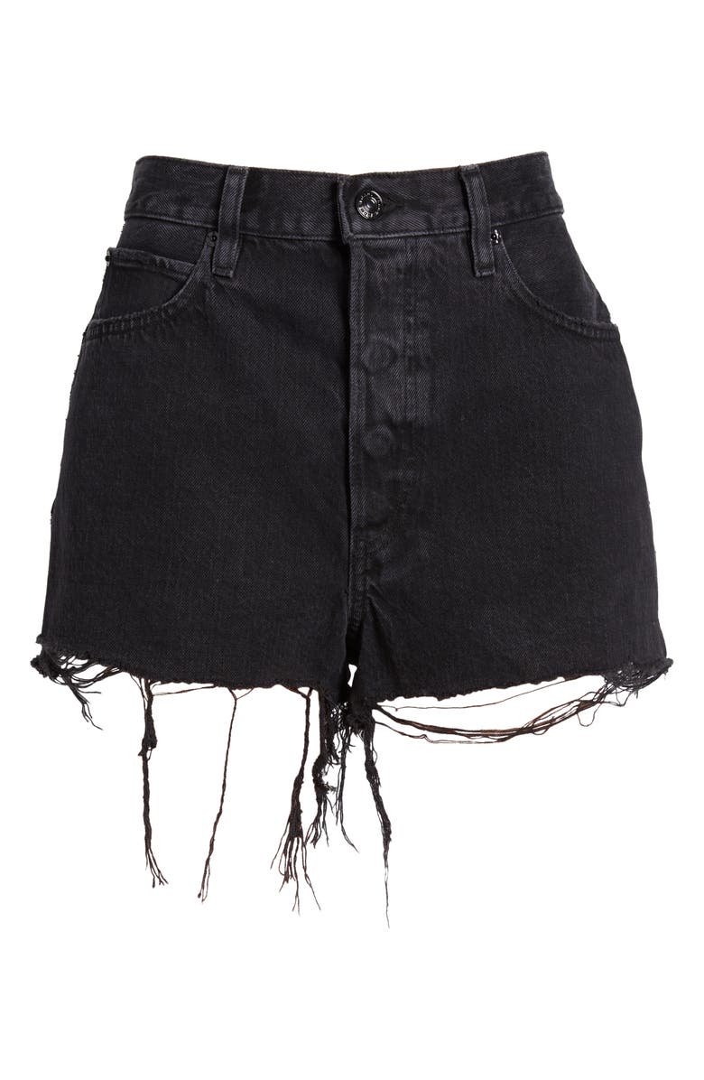 FRAME The Dare High Waist Denim Cutoff Shorts, Alternate, color, Forbidden