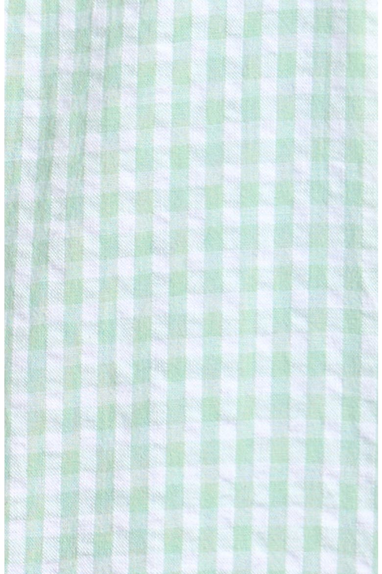 Kids' Colorblock Gingham Polo Romper, Alternate, color, GINGHAM MULTI
